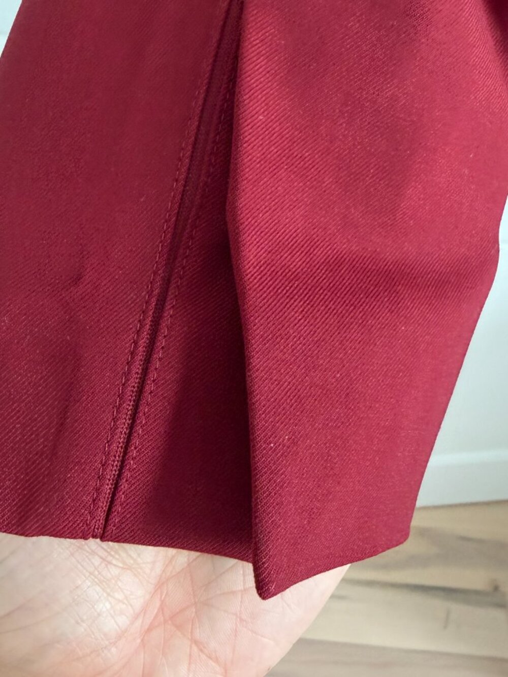 MM.LaFleur Burgundy Tailored Blazer - Picture 11 of 15